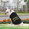 Parisian Pet Dog T-Shirt with Embroidered “ B*tches Love Me