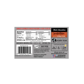 Seasons Skinless Boneless Mackerel 4.375 oz (Pack of 12)