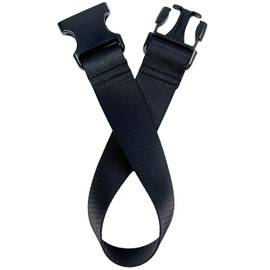 Fanny Pack Extender Belt, Everywhere Belt Bag Elastic Strap, Buckle Waist Bag Extender Fit for Bum Bag Crossbody Bags for Women, Black