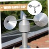 Kisangel 3-Cup Wind Speed Meter Cup Metal Anemometer Sensor for