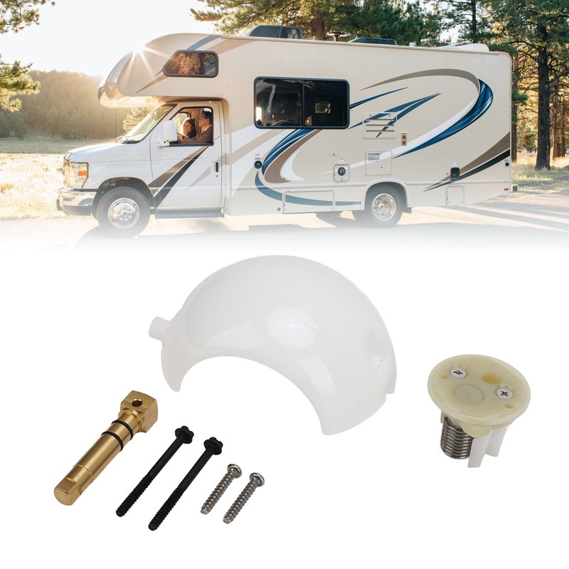 RV Toilet Flush Ball Kit 385318162 Flush Ball and Shaft