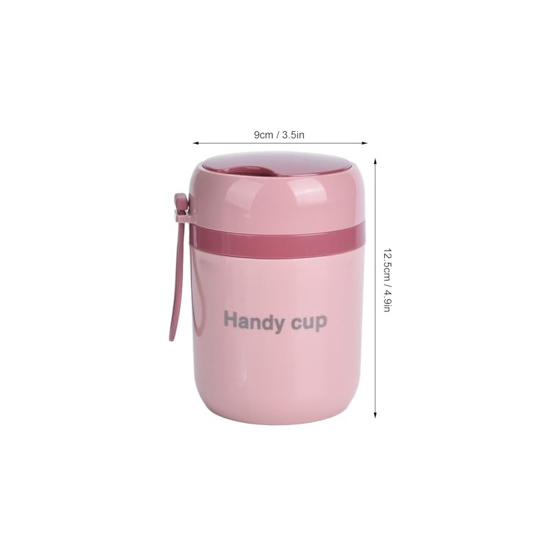 Yosoo Health Gear Copa Aislada, Frasco de Alimentos de Acero