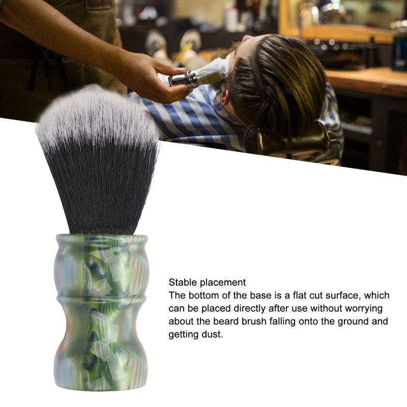 Shaving Brush Resin Handle Men Barber Beard Shave Tool Soft