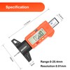 GODESON Tire Tread Depth Gauge - Large LCD Display/Zero Reset,1