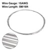 sourcing map Resistance 1.5 mm 15AWG Heating Resistance Wire Nichrome