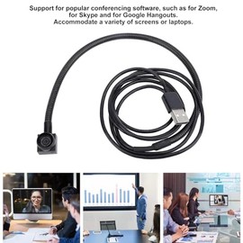 Bewinner Cámara Web Central USB 4K para PC - Micrófono Incorporado Cámara Web de Visual con ángulo de Visión de 80°, Cámara Web de Pantalla Media de 8