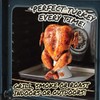 Sittin' Turkey Ceramic Beer Can Roaster & Steamer- Easily Infuse