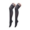 Vpogn Women's Opaque Stretchy Nylon Over Knee Thigh High Stockings