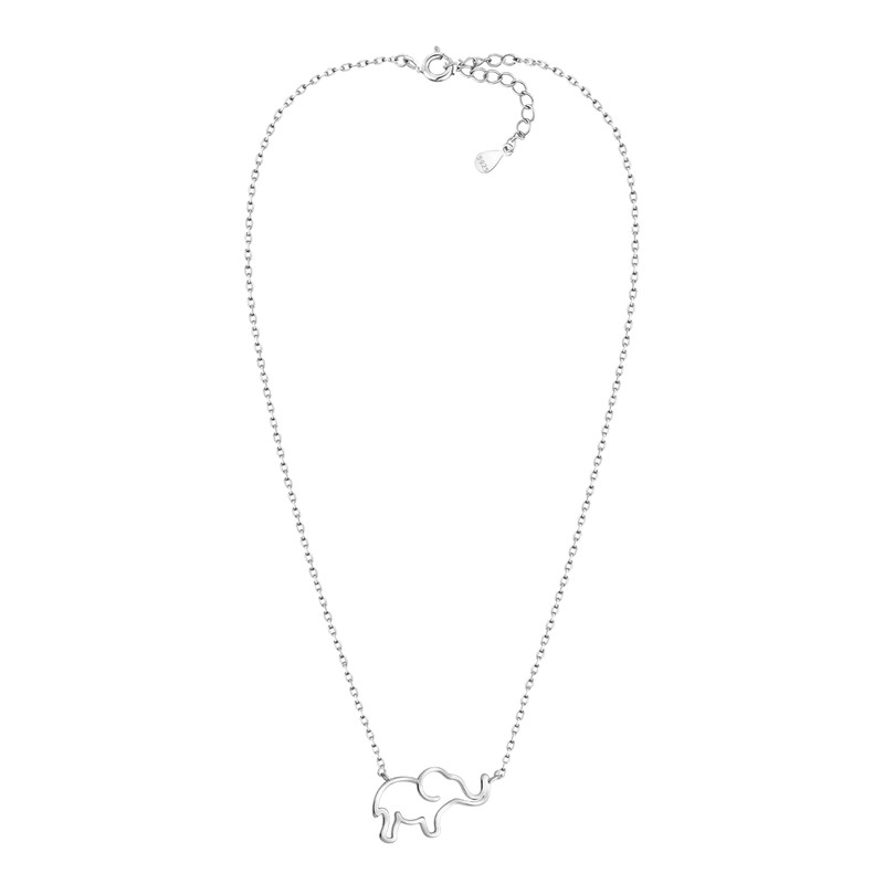 Sofia Milani - Women's Necklace 925 Silver Elephant Pendant, Sterling