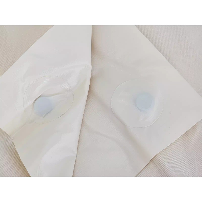 Manchester Mills Protect360° Shower Curtain 42x72 Petite Dot Beige Microban®