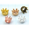 starPG Crown Charm 11mm Resin Frame Metal 5 Colors 10