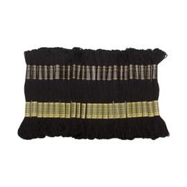 UMC STAG Pack of 50 Popular Colours Premium Embroidery Thread | 100% Egyptian Cotton Premium Skeins | Cross Stitch Embroidery Floss | Oeko TEX Certified| (24, 24 Skeins Black)