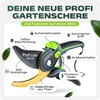 halmland® Premium secateurs with sharp SK5 steel blade, pruning shears,