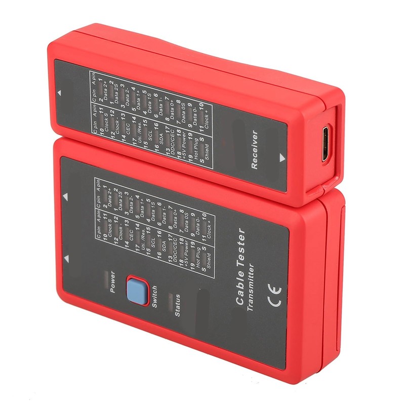 MINI HDMI Data Cable Tester - 20 LED Status Indicator