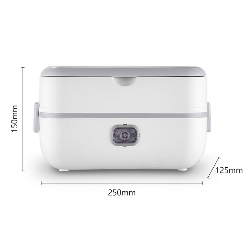 Electric Lunch Box Pluggable Heating Single / Double Layer Insulation