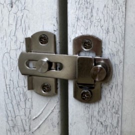 Sliding Door Lock Latch (Straight Type) Small 5ea