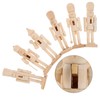 JOINPAYA Pack of 6 Empty Christmas Nutcracker Soldiers: DIY Wooden