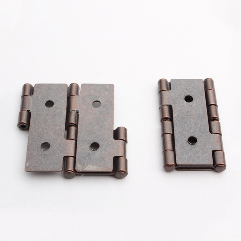 8 Pcs 47x47mm Double Acting Hinges Furniture Folding Screen Hinges,