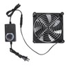 Computer Fan 140mm, Quiet Cooling Fan with Adjustable Speed, AC