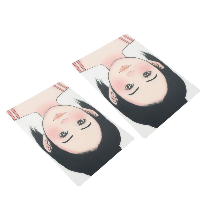 Makeup Practice Face, 2-Piece Washable Reusable Makeup Practice Board for