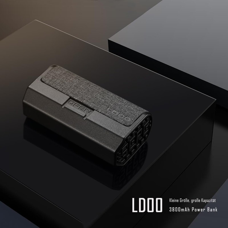 IMALENT LD00 Charging Case, 3,800 mAh Type C Torch Portable