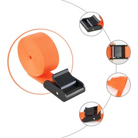 10 Pack Lashing Straps, Tie Down Straps, Adjustable Buckles for Suitcases, Backpacking, Trail Camera,Sleeping Bag,Outdoor