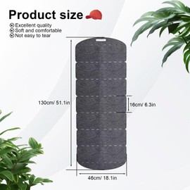 KLEHOPE Cap Holder, Double Row Cap Holder Wall, Wall Mounted Design, Foldable Cap Storage, with 14 Pockets, Grey Hat Holder, for Baseball Caps, Peaked Caps