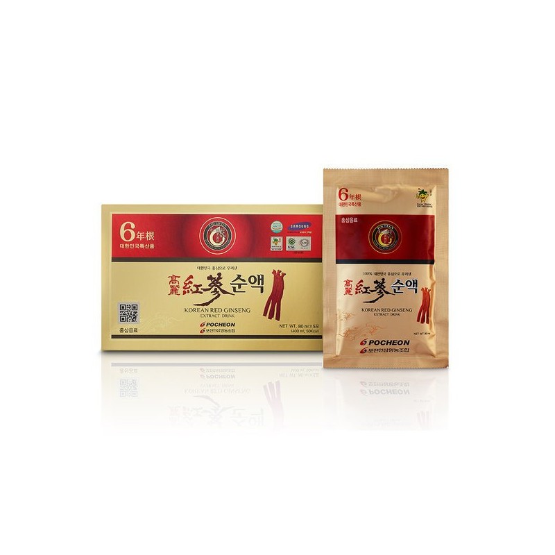 홍삼순액30포/홍삼액/6년근홍삼/홍삼진액/홍삼100% Red Ginseng Extract 30 Sachets / Red Ginseng Liquid