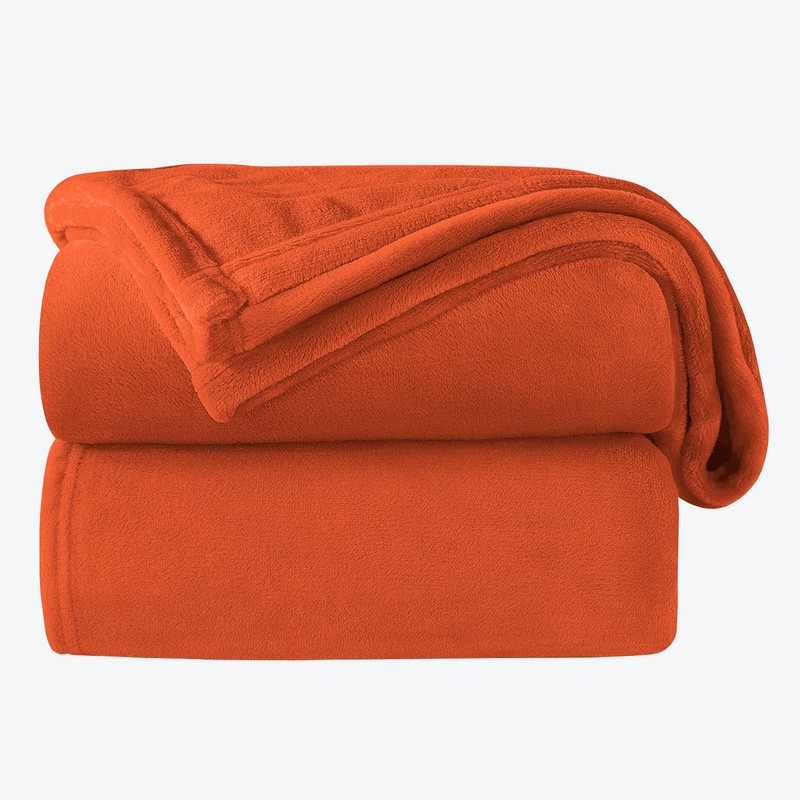Oxford Homeware Fleece Blanket Sofa Throw Cuddly Reversible Soft Throws