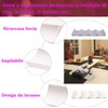 ZUYTOINS Fridge Bottle Holder with 4 Grooves Plastic Grey +