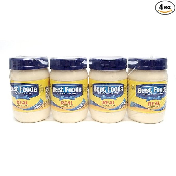Best Foods Real, Mayonnaise, 15 oz, 4 Pack
