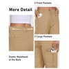 MoFiz Womens Cotton Capris Pants Hiking Roll up Convertible Cargo