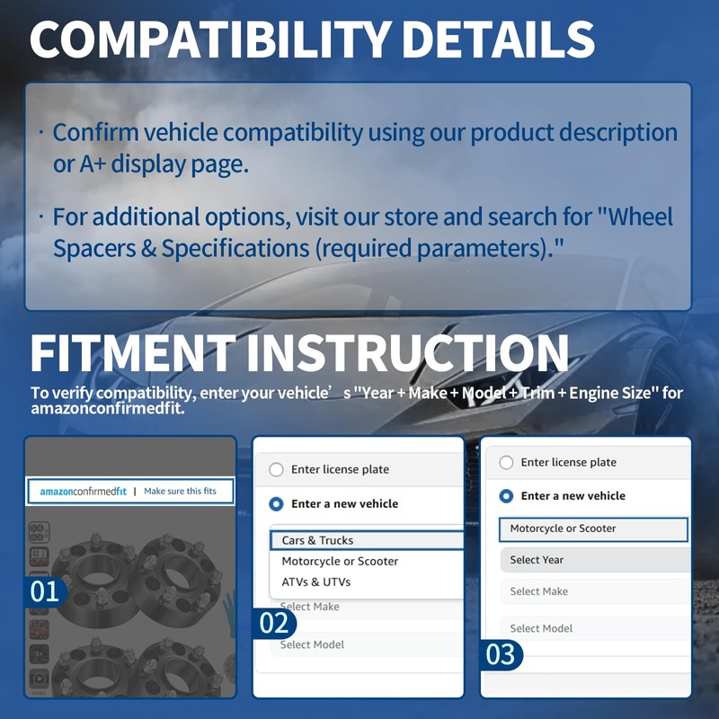 Readair Wheel Adapters-6x5.5 Wheel Spacers,2 Inch 6 Lug Hub Centric