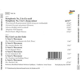 Tod in Venedig. Lied von der Erde. Sinfonie Nr. 5