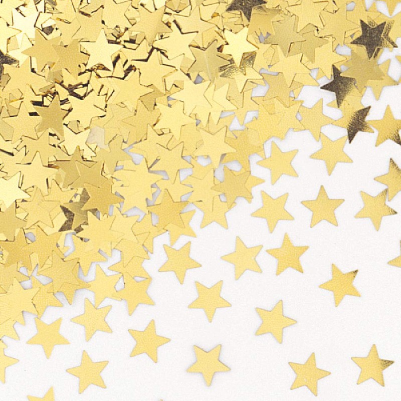 Gold Star Confetti