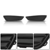 Silscvtt 1 Pair Front Bumper Fog Light Grille Bezel Covers