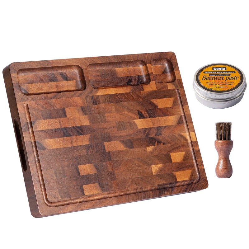 THETCHRY Walnut Wood Cutting Boards for Kitchen, Large Chopping Board