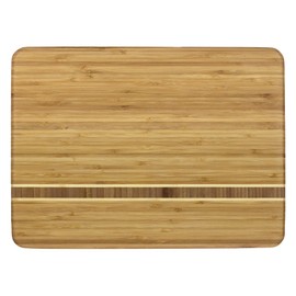 Totally Bamboo Martinique Bamboo Serving and Cutting Board, 15" x 11"