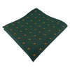 TigerTie Designer Pocket Square with Lilies Pattern - Pocket Square