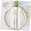 ULTECHNOVO 2pcs Peacock Tail Placemat Decoration Party Table Mat Table