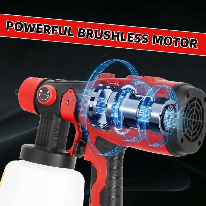 Picvelno Cordless HVLP Paint Sprayer for V20 Craftsman 20V Battery
