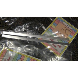 Russesse Pure 999 fine silver sheet metal strip 1/4 x 6 inch  gauge  20 22 24 26 28 gauge - 20 Gauge