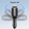 5en1 Cargador Para Auto Retráctil 120w Carga Rápida De Coche