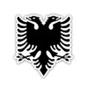 Squiddy Albanian Eagle Albania Pride - Vinyl Sticker - Large Size (12" Tall)