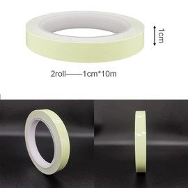 Glow in the Dark Tape, High Brightness, Long Luminous, Fluorescent Tape, Luminous Safety Tape, Decorative, DIY, Bicycle, Earthquake, Emergency, Disaster Prevention, Kitchen, Hallway, Night Fishing,