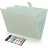SKYDUE Expanding File A4, Document Folder with 8 Compartments, A4
