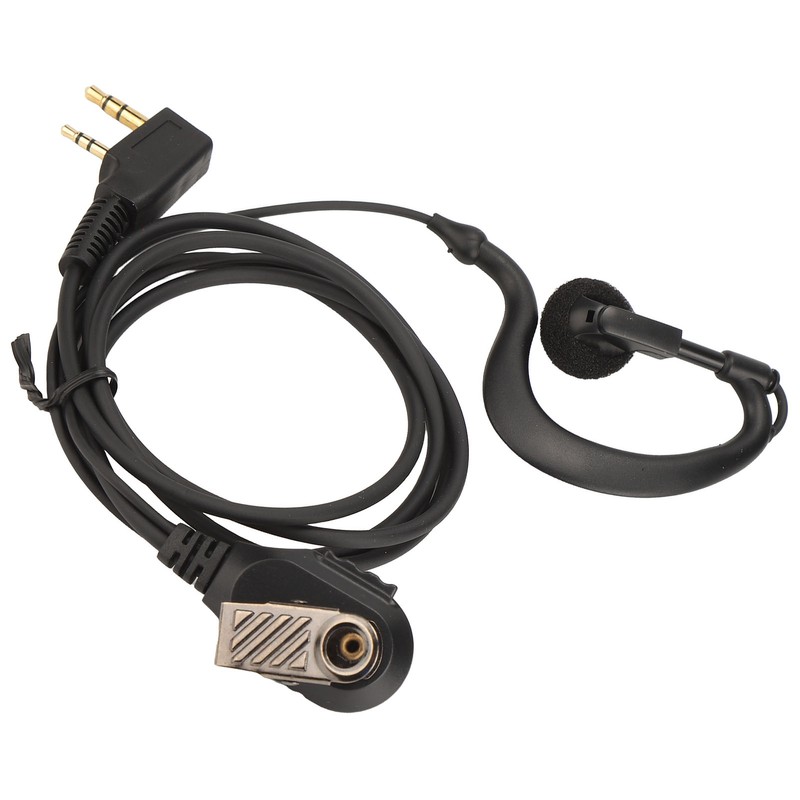 Two Way Radio Earpiece Universal K Head 2 Pin Electroplating