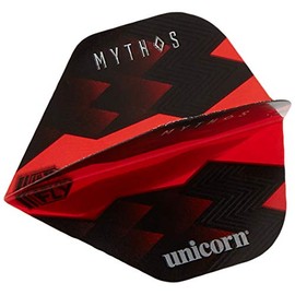 Unicorn UltraFly Dart Flights | Mythos | Hydra Red Design | Ultra Durable 100 Micron Polyester PET | Standard Plus Shape