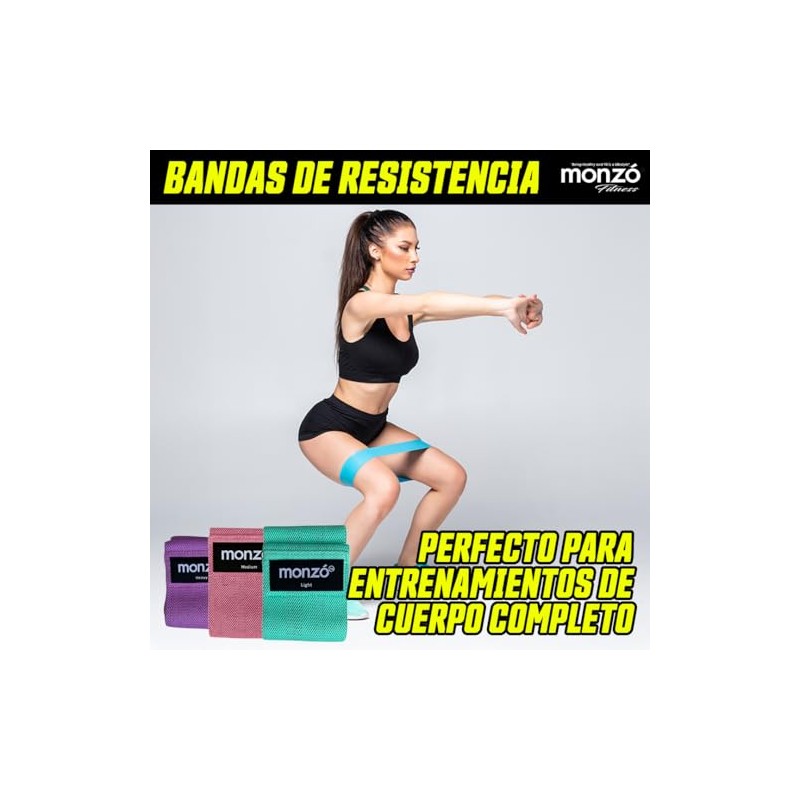 MONZÓ| Bandas de Resistencia para Ejercicio | Ligas de Resistencia