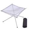 Camping Fire Pit,Stainless Steel Mesh Fire Pit for Outdoors |